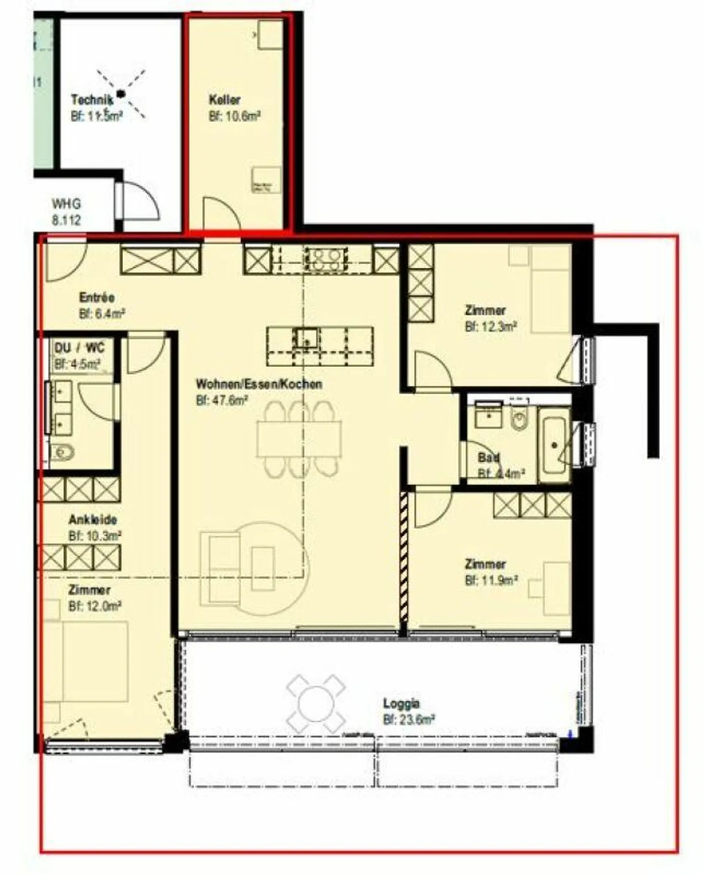 Appartamento 4.5 stanze - Foto 8 di 8
