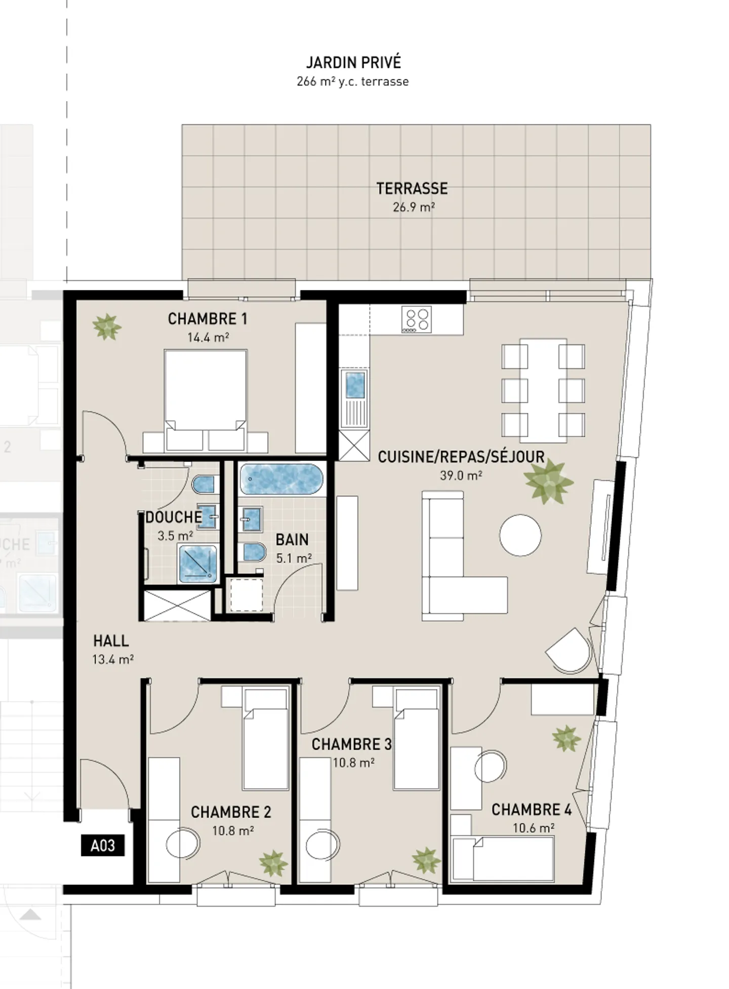 VOUVRY | Apartment for 5.5 people with large private garden - Photo 5 of 9