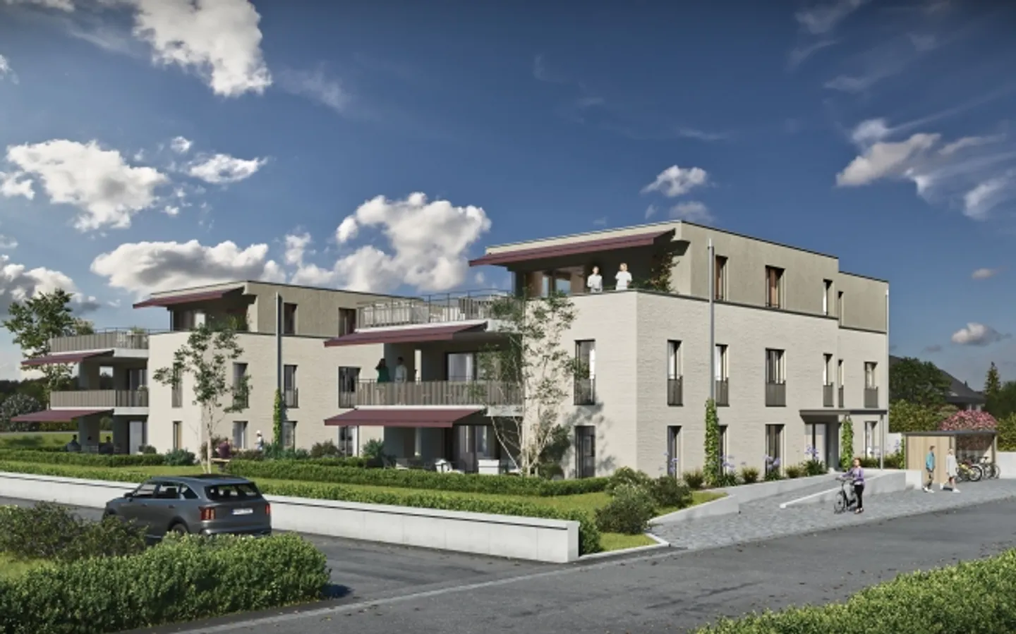Penthouse luxueux de 4,5 pièces avec grande terrasse à Böttstein - Photo 1 sur 13