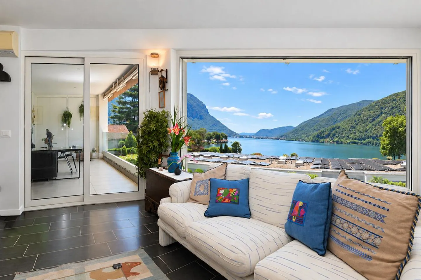 Raffiniertes Apartment mit Magnifichem Blick auf den Luganersee - Foto 7 von 18