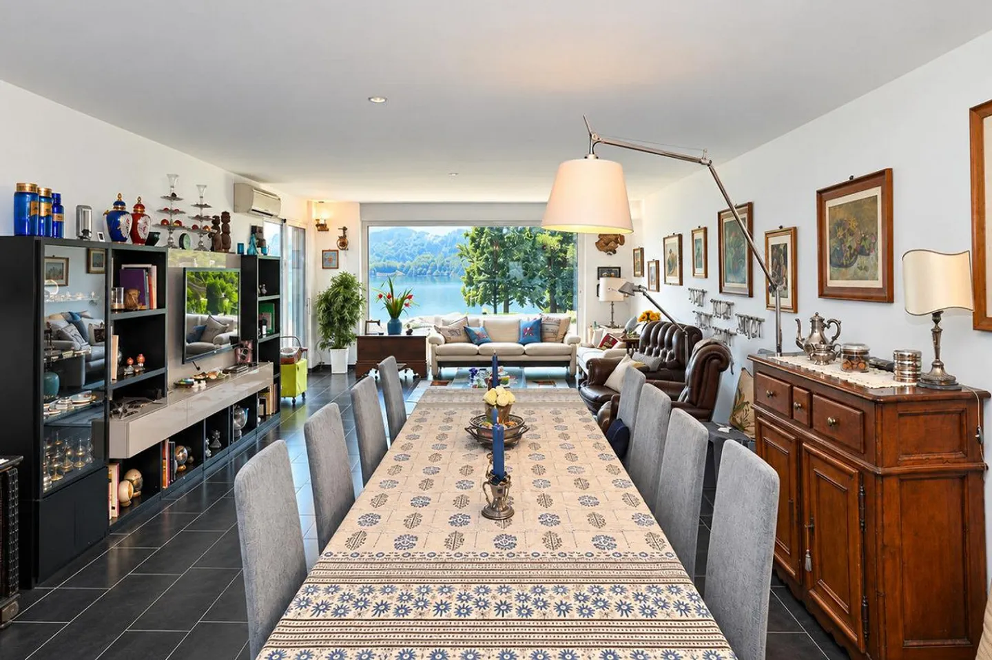 Raffiniertes Apartment mit Magnifichem Blick auf den Luganersee - Foto 8 von 18