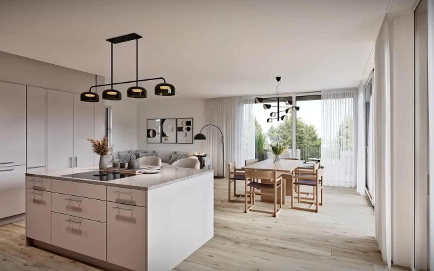 Penthouse luxueux de 4,5 pièces avec grande terrasse à Böttstein - Photo 7 sur 13