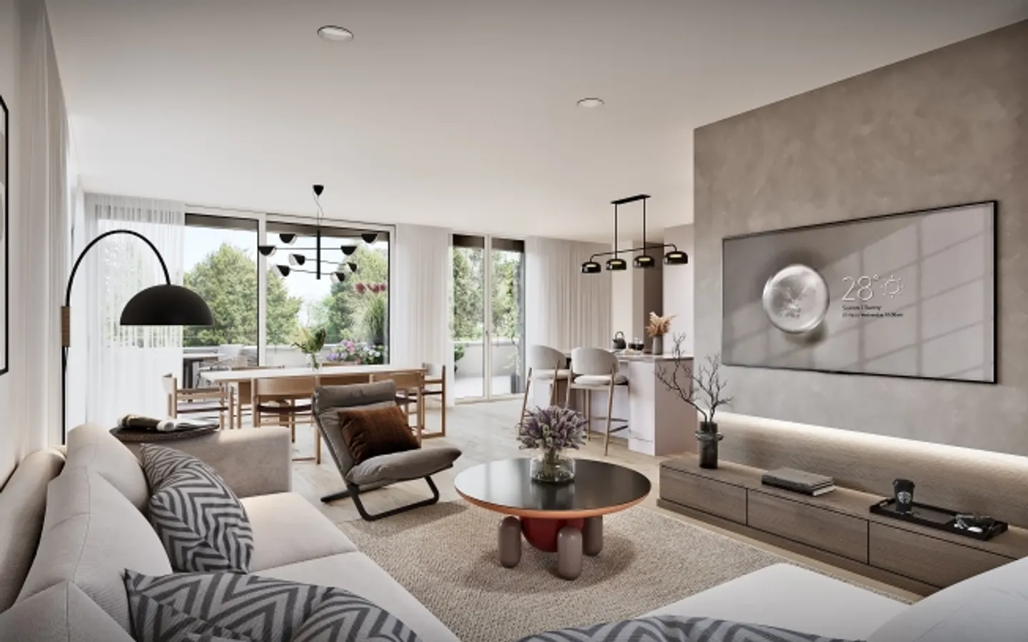 Penthouse luxueux de 4,5 pièces avec grande terrasse à Böttstein - Photo 8 sur 13
