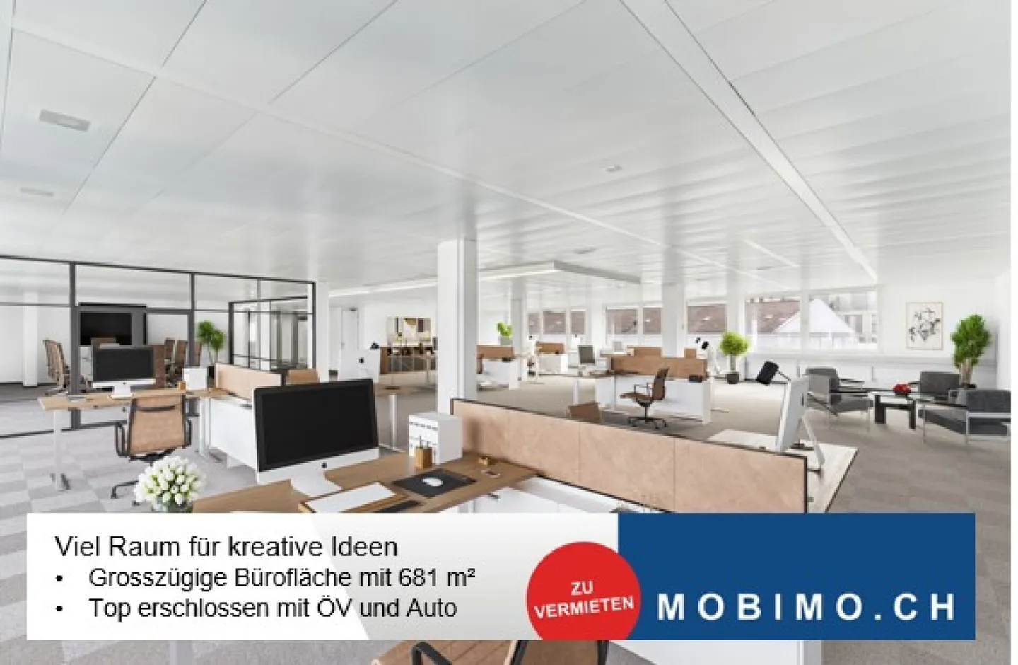 Geräumige Bürofläche in Zürich - Foto 1 von 13
