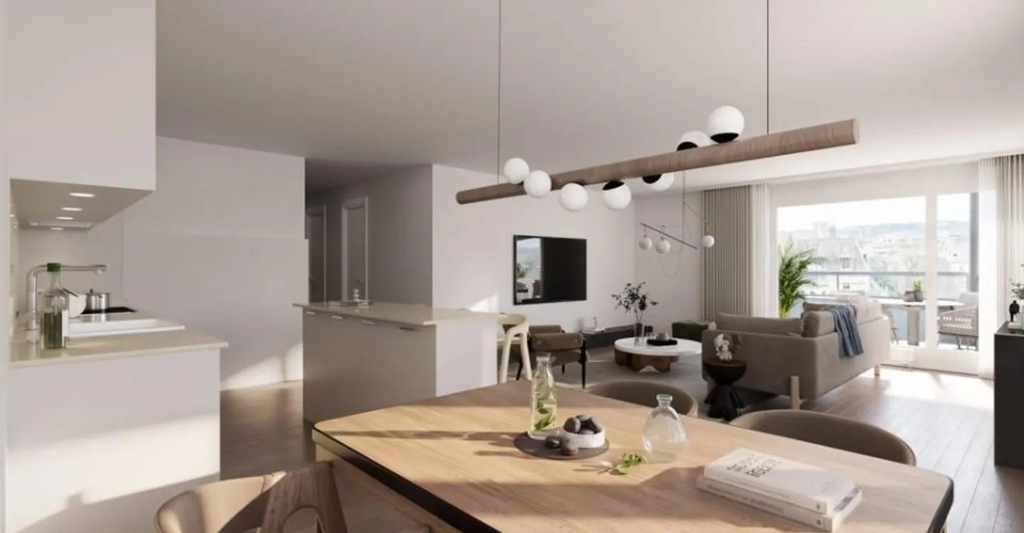 Appartement spacieux 4.5 pcs - Photo 2 sur 3