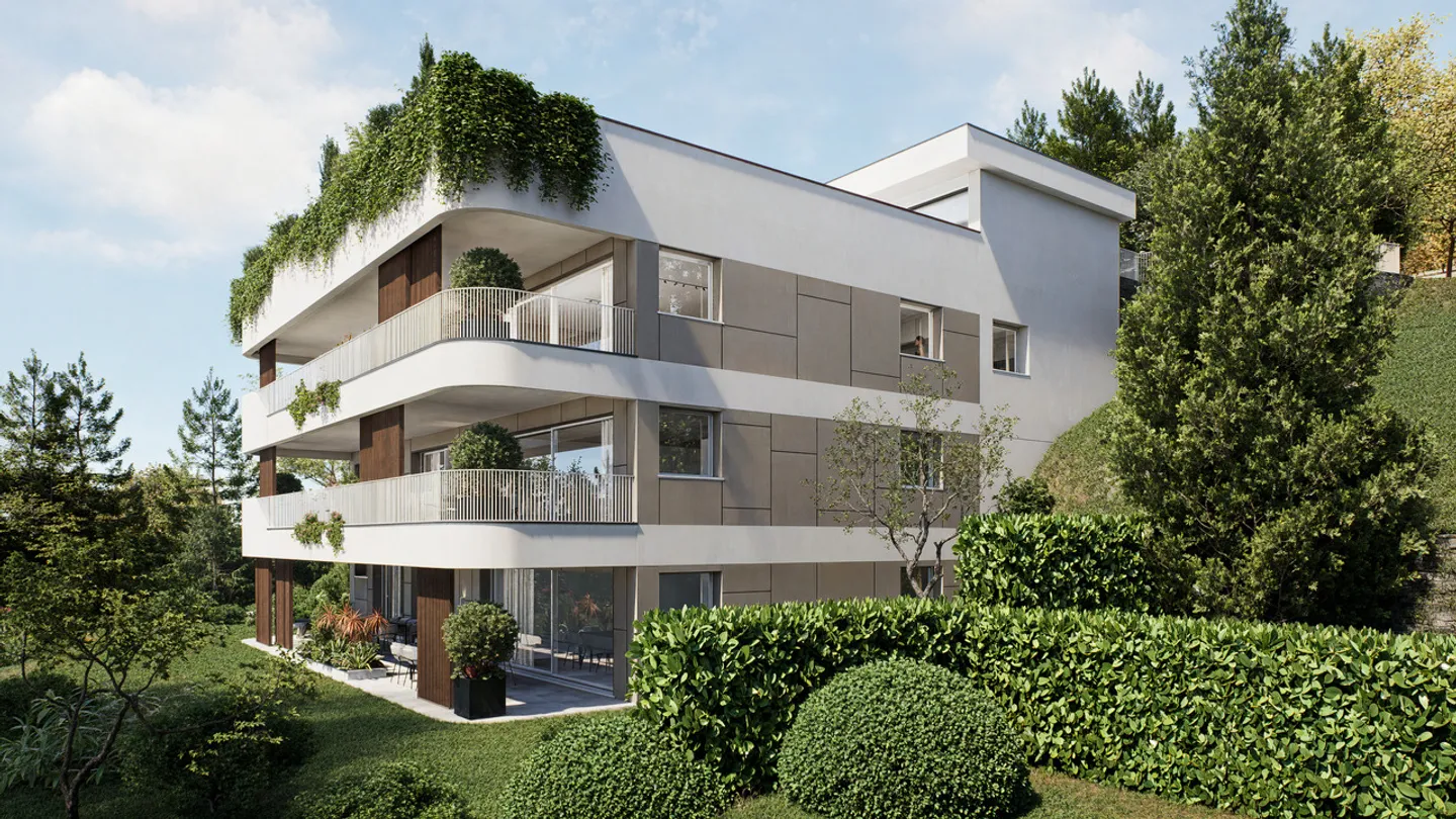 NUOVO 2.5 LOCALI CON SPLENDIDA VISTA LAGO E GIARDINO PRIVATO - Foto 1 di 12