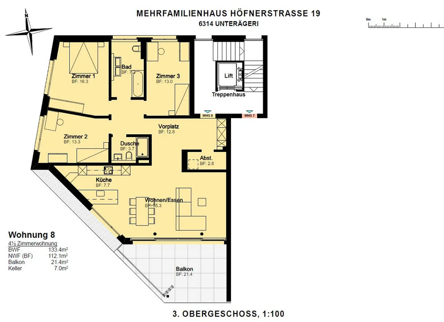 Appartamento 4½ locali in un ambiente residenziale piacevole - Foto 11 di 11
