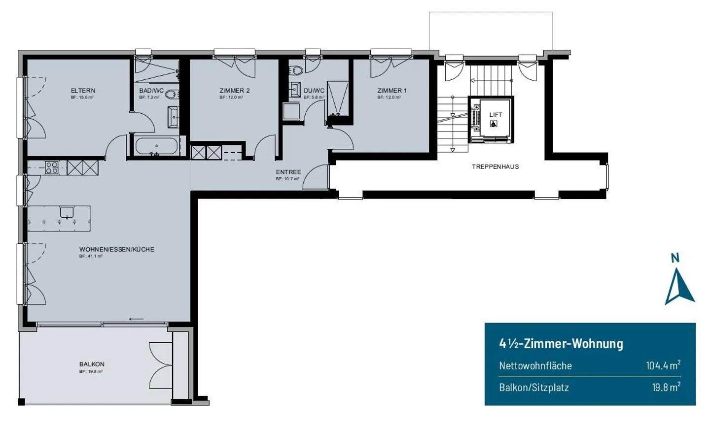 Appartement 4.5 pièces à Arnegg - Photo 11 sur 11