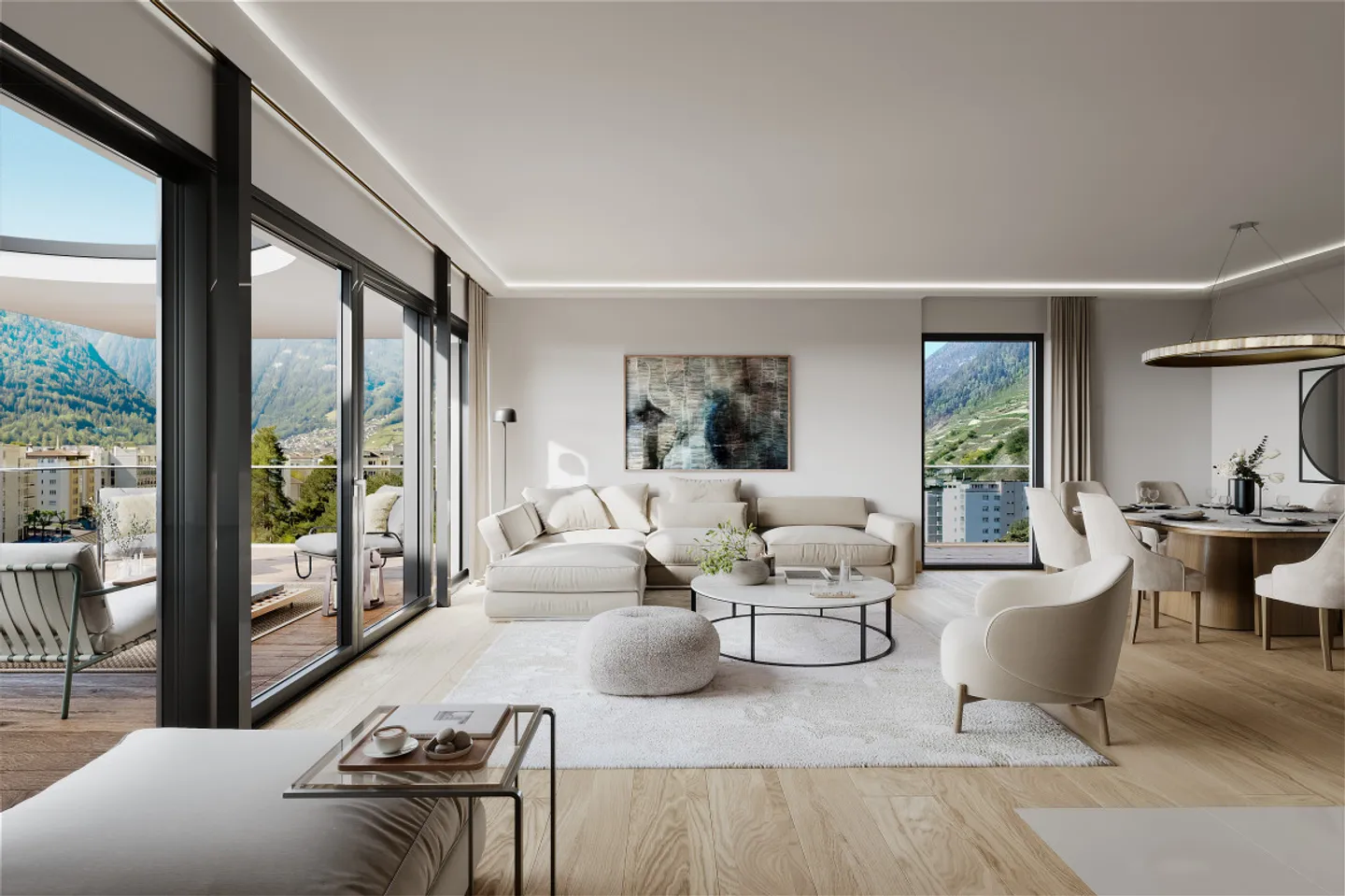 Luxuswohnung in Martigny - Foto 3 von 6