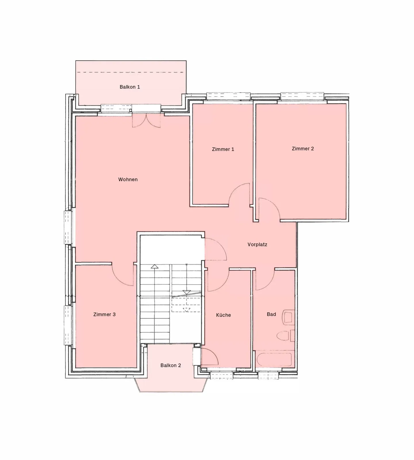 Appartamento familiare di 4,5 stanze in posizione centrale - Foto 9 di 9
