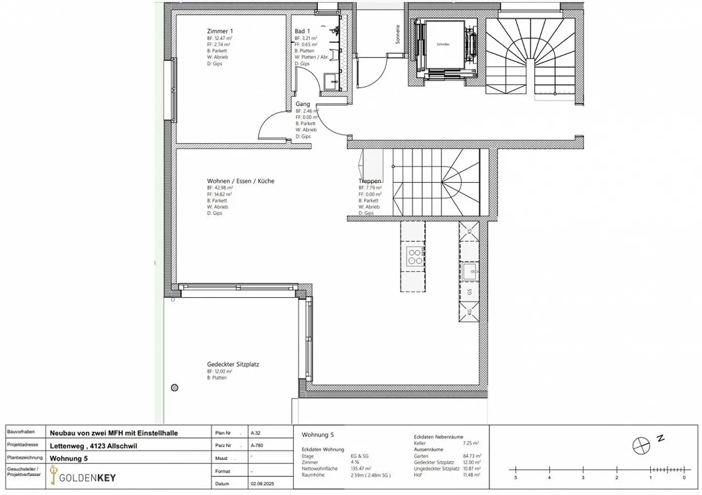 7 sur 9 appartements vendus - Dernier appartement de jardin dans THE LETTEN - Photo 9 sur 10