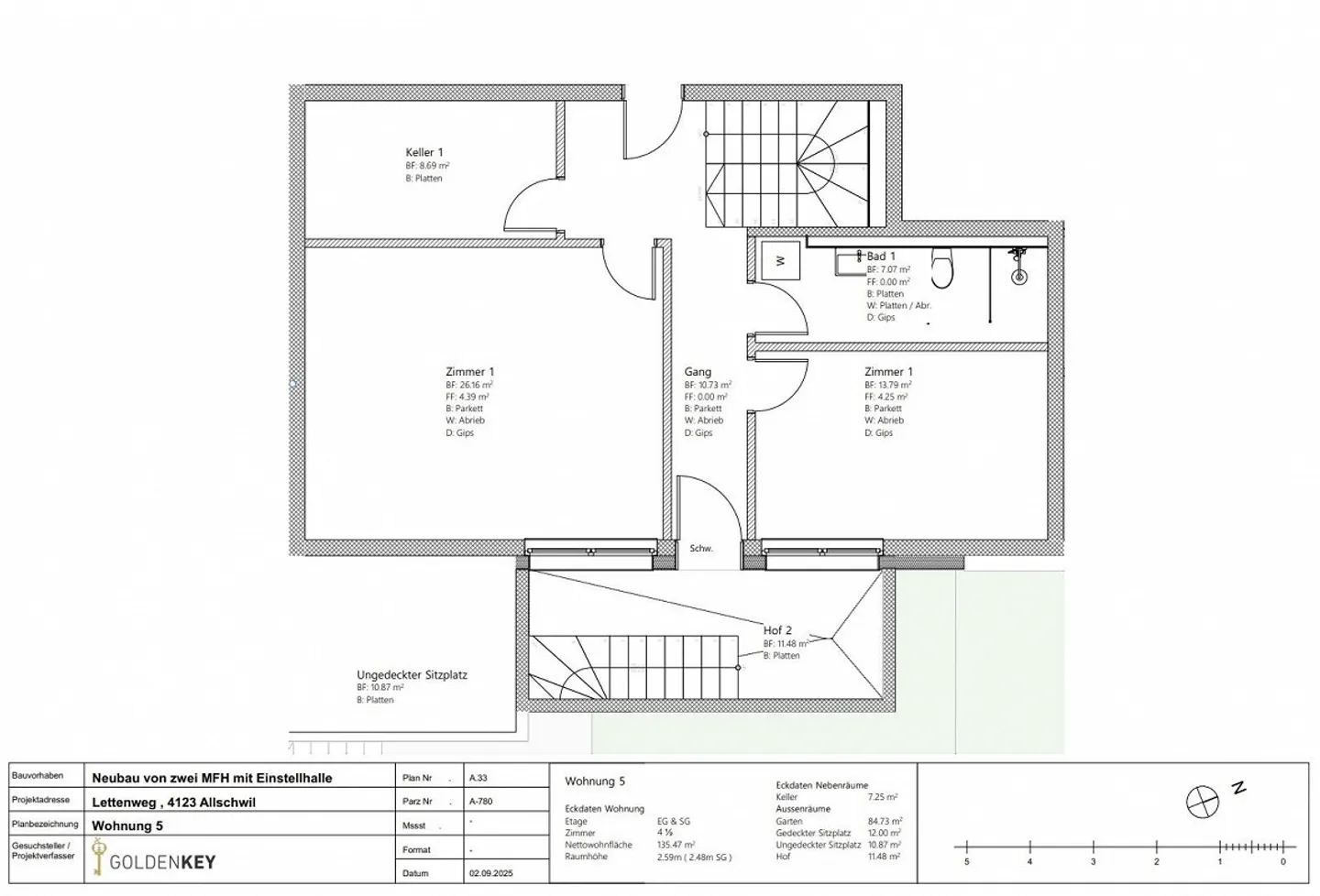 7 sur 9 appartements vendus - Dernier appartement de jardin dans THE LETTEN - Photo 10 sur 10