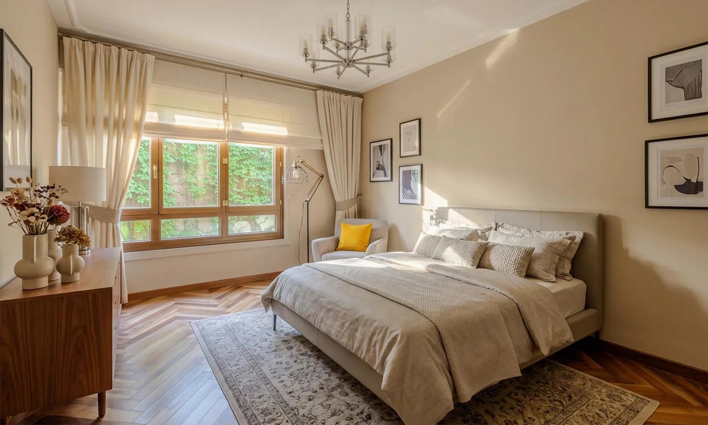 LARGE 4.5 ROOMS WITH BALCONY AND SWIMMING POOL IN LUGANO CENTER - Photo 6 of 9