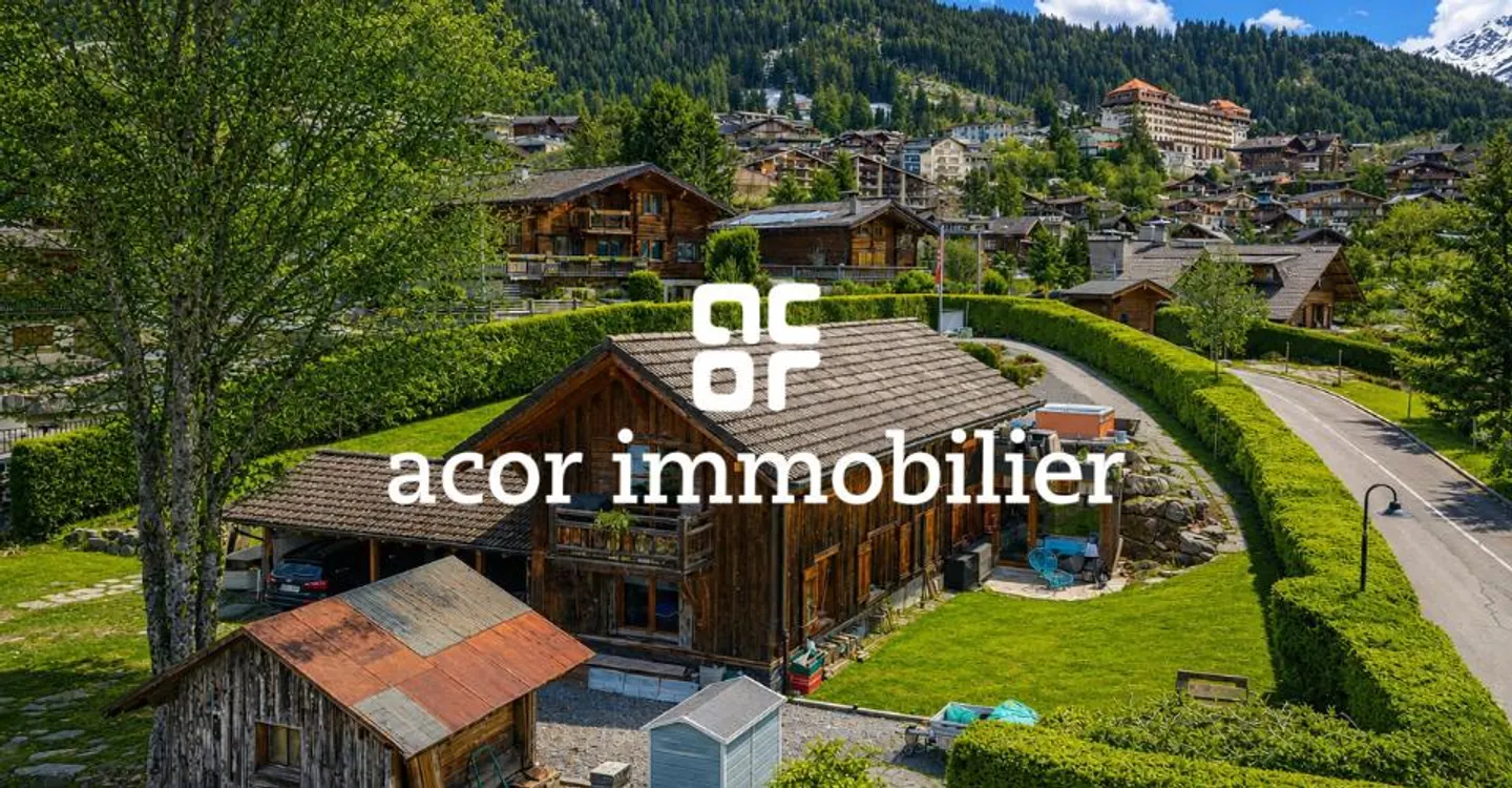 Authentisches und raffiniertes Chalet ideal im Zentrum von Villars gelegen - Foto 1 von 6