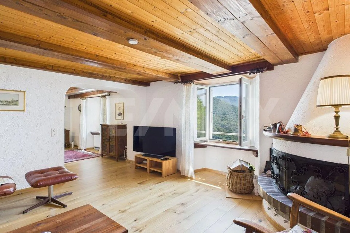 CORTICIASCA (TI) : 5½ pièces avec jardin, vue dégagée splendide et finitions rénovées - Photo 11 sur 13