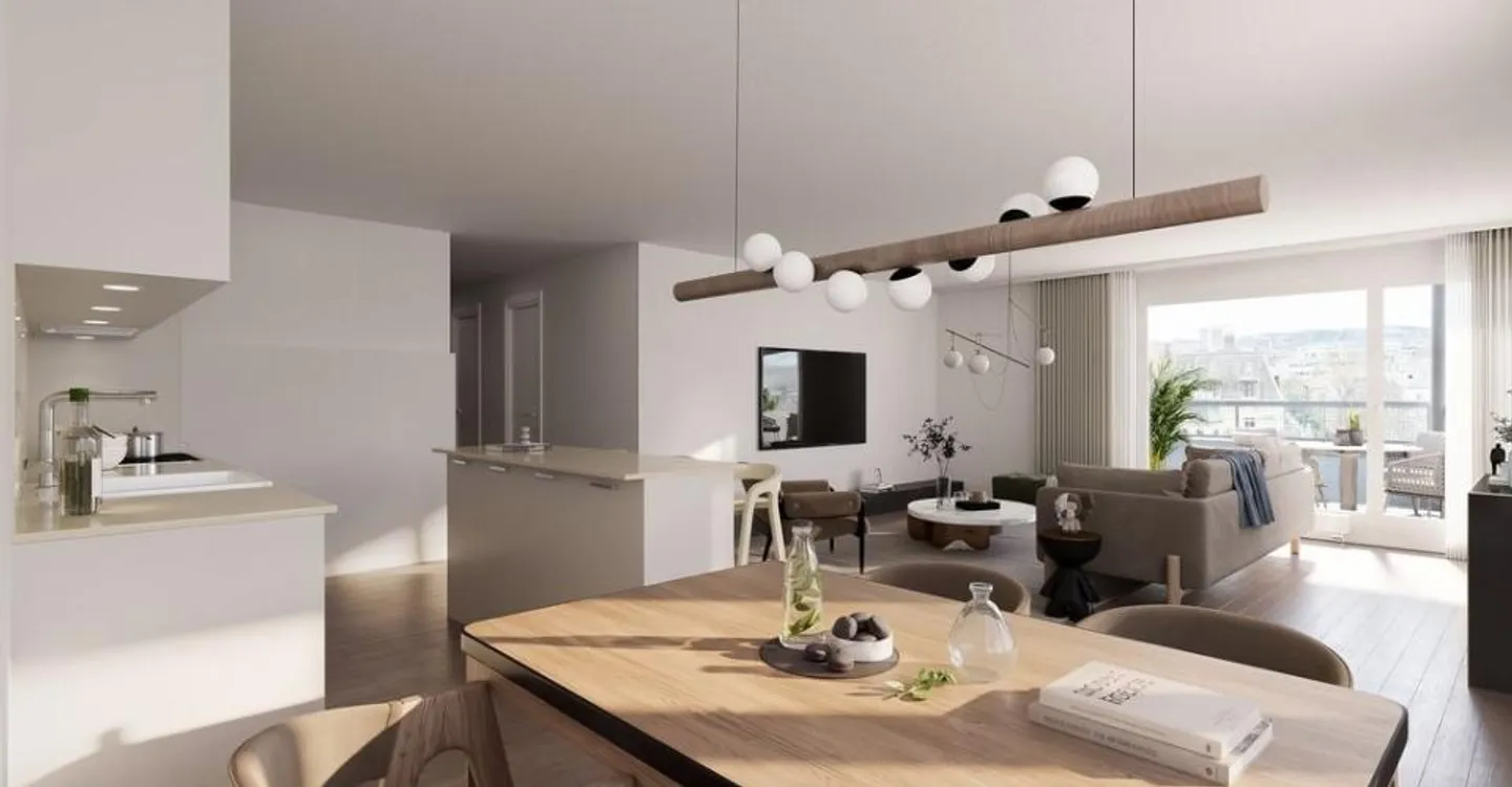 Renovierte 5.5-Zimmer-Attikawohnung zur Miete in Biel - Foto 2 von 3
