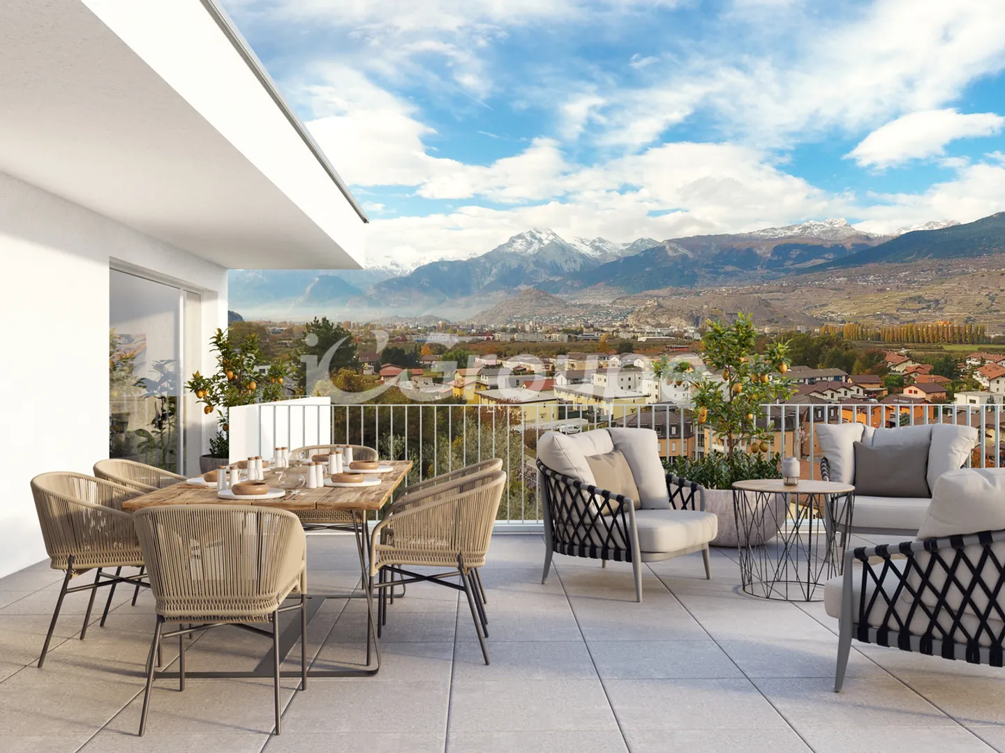 Herrliche neue 3.5-Zimmerwohnung in Bramois mit grosser Terrasse - Foto 4 von 8