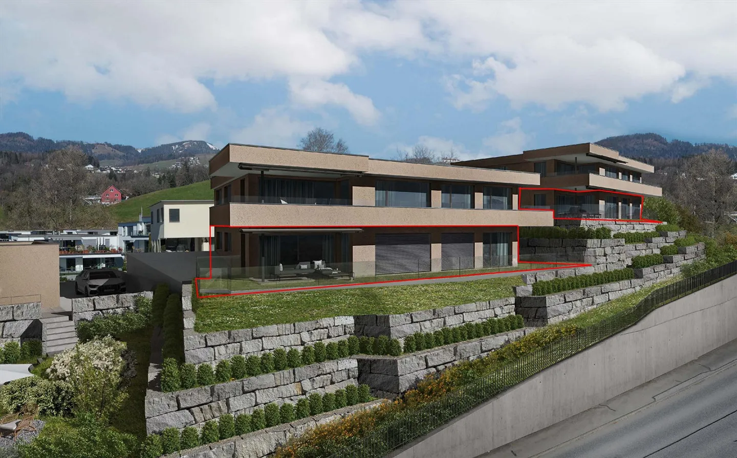 Neubau Gartenwohnung 9.0: Exklusive Eigentumswohnung mit unverbaubarer - Foto 7 von 9