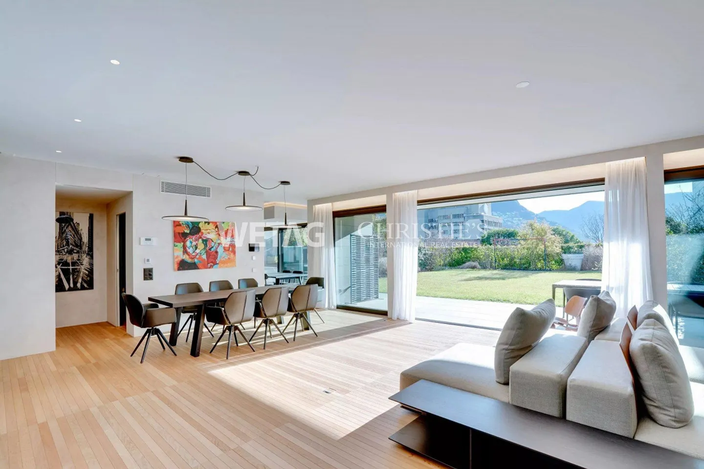 Moderno appartamento duplex di recente costruzione con grande giardino privato in affitto a Lugano-Savosa - Foto 3 di 13