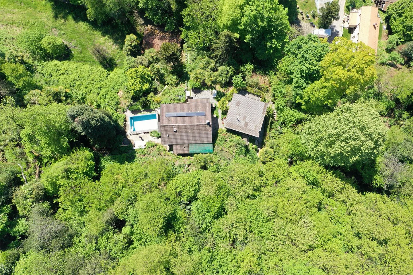 Maison individuelle + grand pavillon d'invités avec piscine et belle vue - Photo 5 sur 28