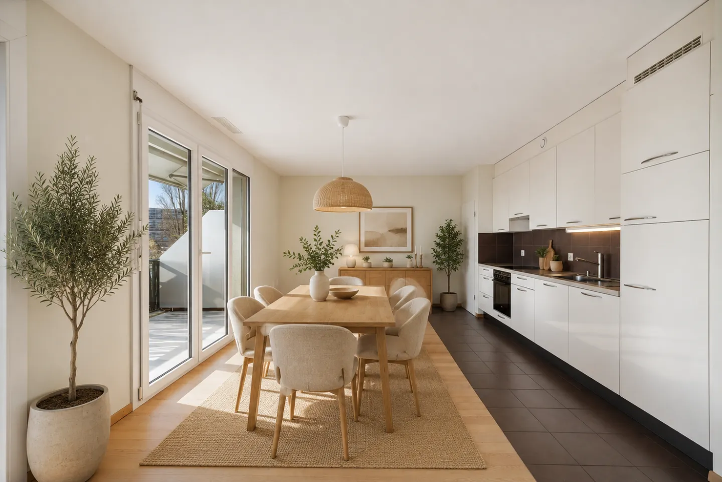 Exclusivity: Passage attic with 5 rooms, spacious terrace and balcony - Photo 5 of 10