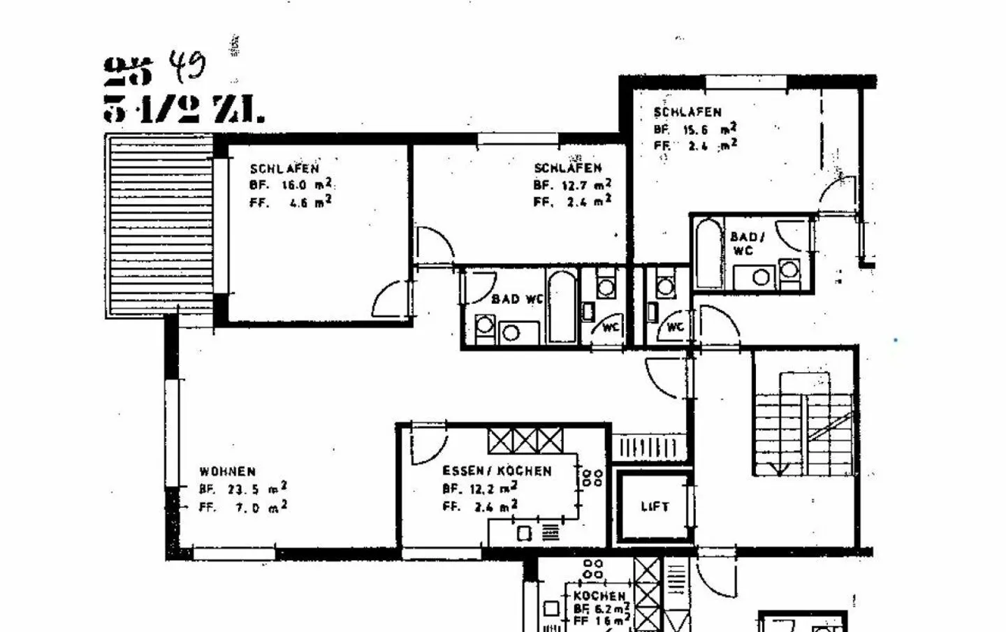 Geräumige 3,5 Zimmer Wohnung - Foto 6 von 6