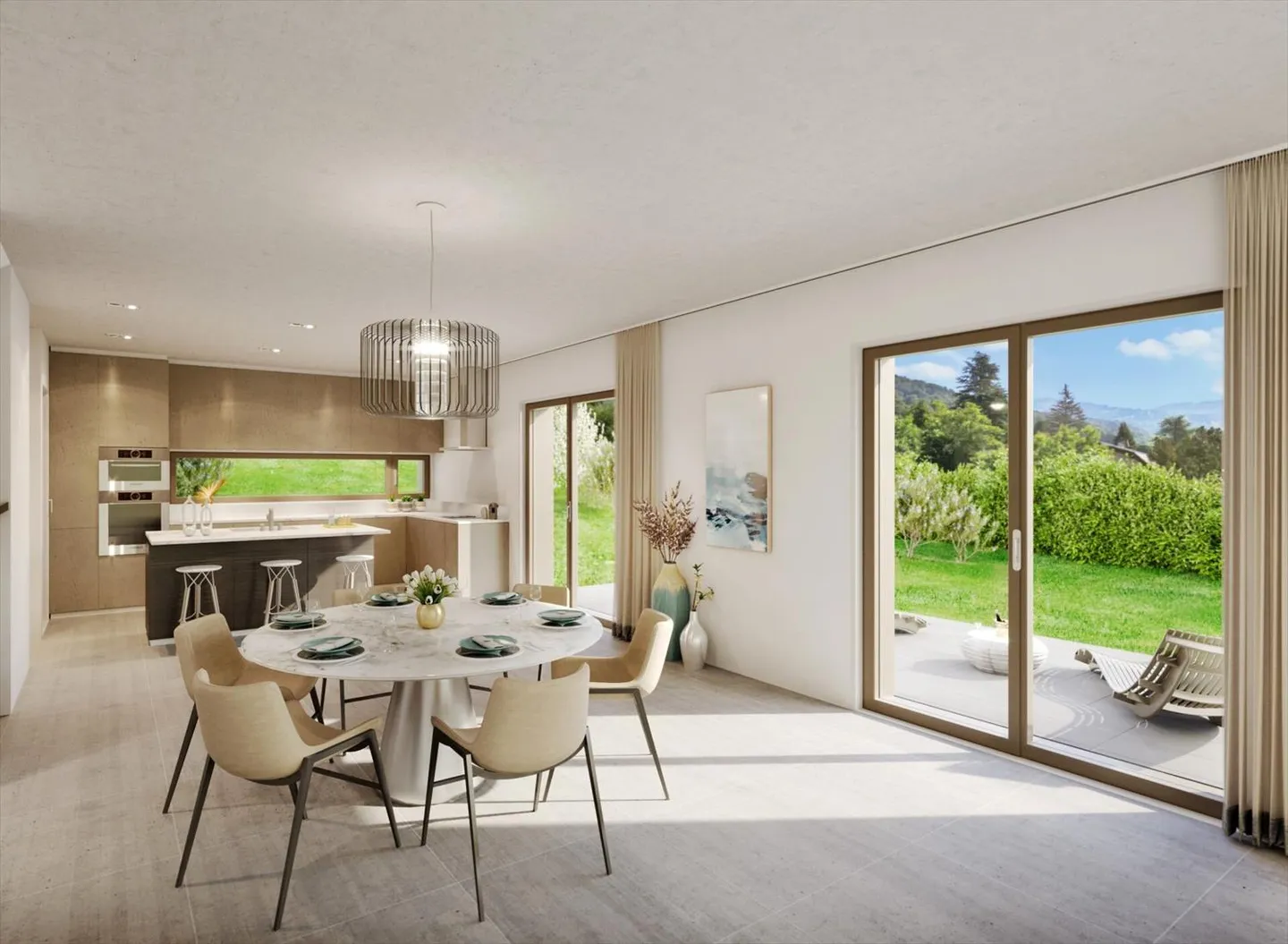 Appartamento/villa di 4,5 locali + grande seminterrato a Mont-sur-Lausanne - Foto 1 di 3