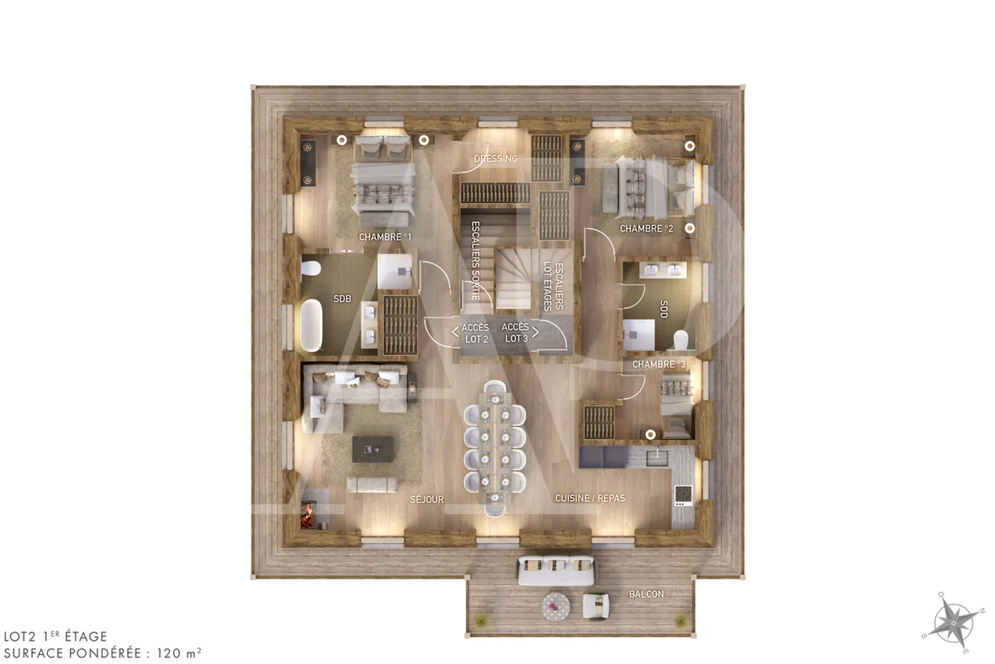 Magnifico appartamento di 4,5 stanze su progetto a Champéry - Foto 3 di 12