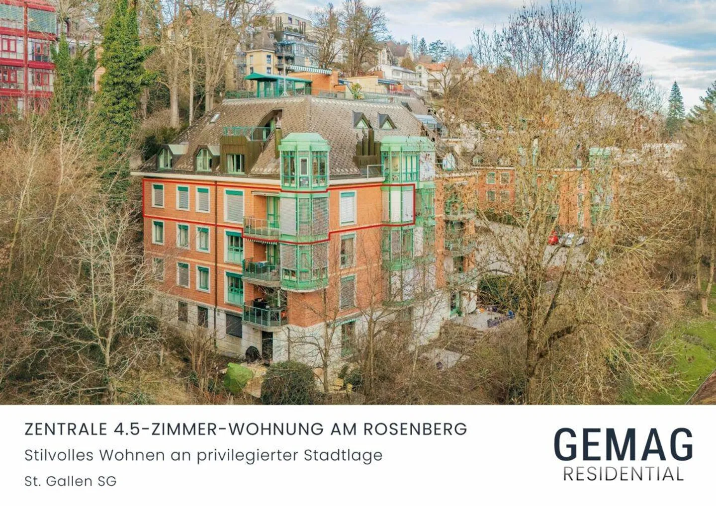 Geräumige Wohnung in St. Gallen - Foto 1 von 14