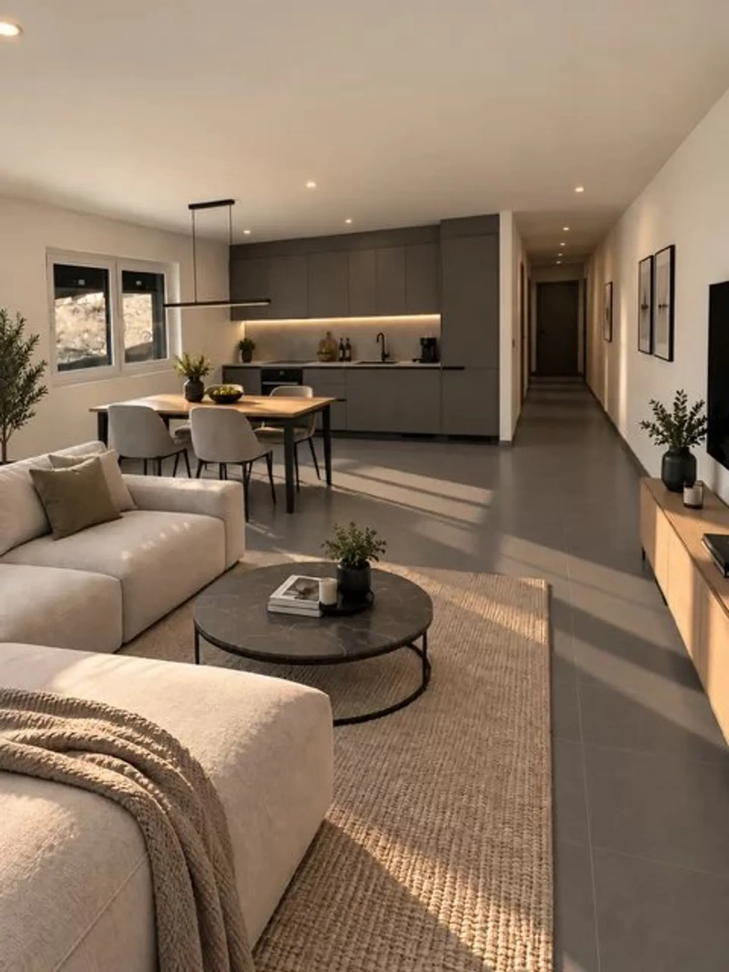 2 x 2,5 Zimmer neu mit Panoramablick und Terrasse - Foto 1 von 5