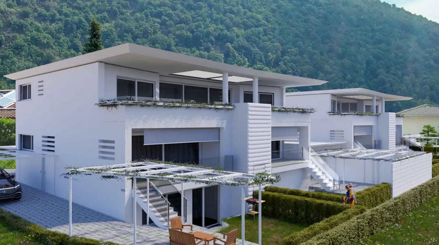 LOSONE - Modernes Duplex-Apartment mit privatem Garten - Foto 2 von 12