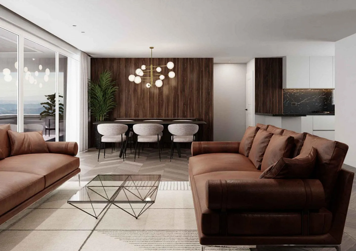LOSONE - Modernes Duplex-Apartment mit privatem Garten - Foto 4 von 12