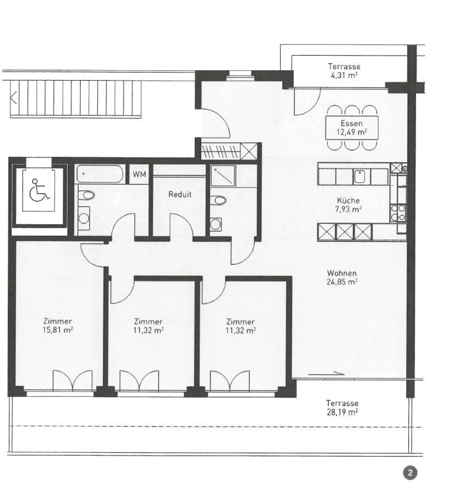 Penthouse mieten - Foto 10 von 11