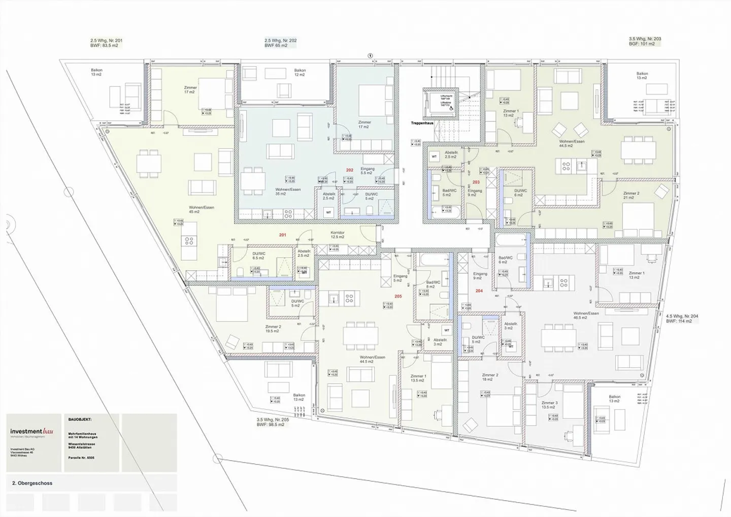 Bellissimo appartamento di 4,5 stanze in affitto - Foto 14 di 14