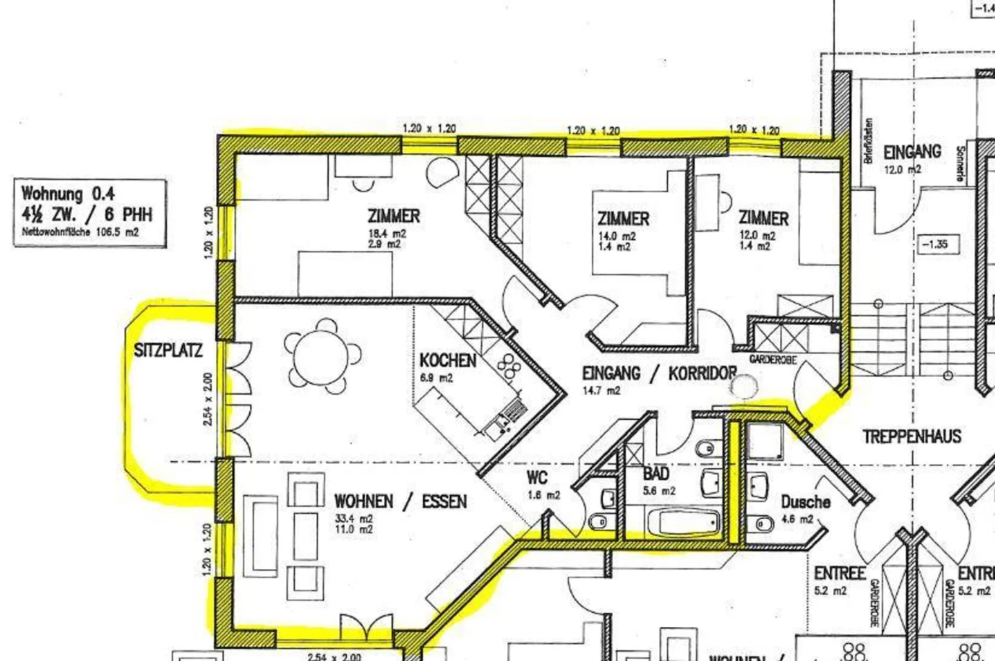 4.5 Room Apartment in Hagenbuch - Photo 2 of 8