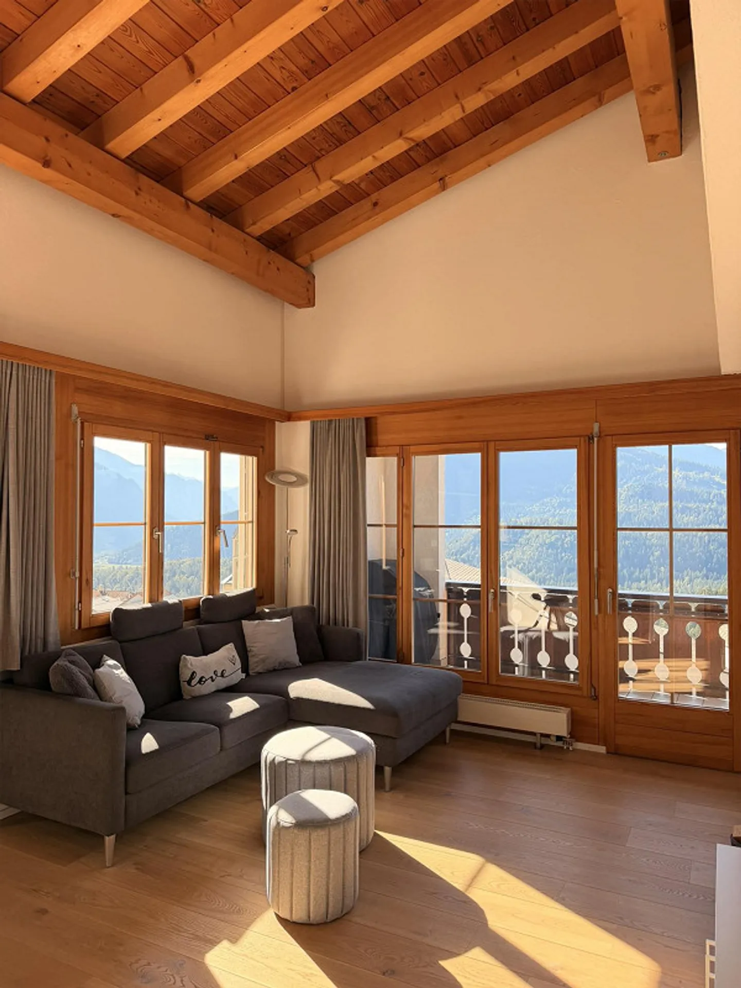 Vue sur la montagne incluse - Charmante, moderne première/seconde maison à Trin - Photo 1 sur 23