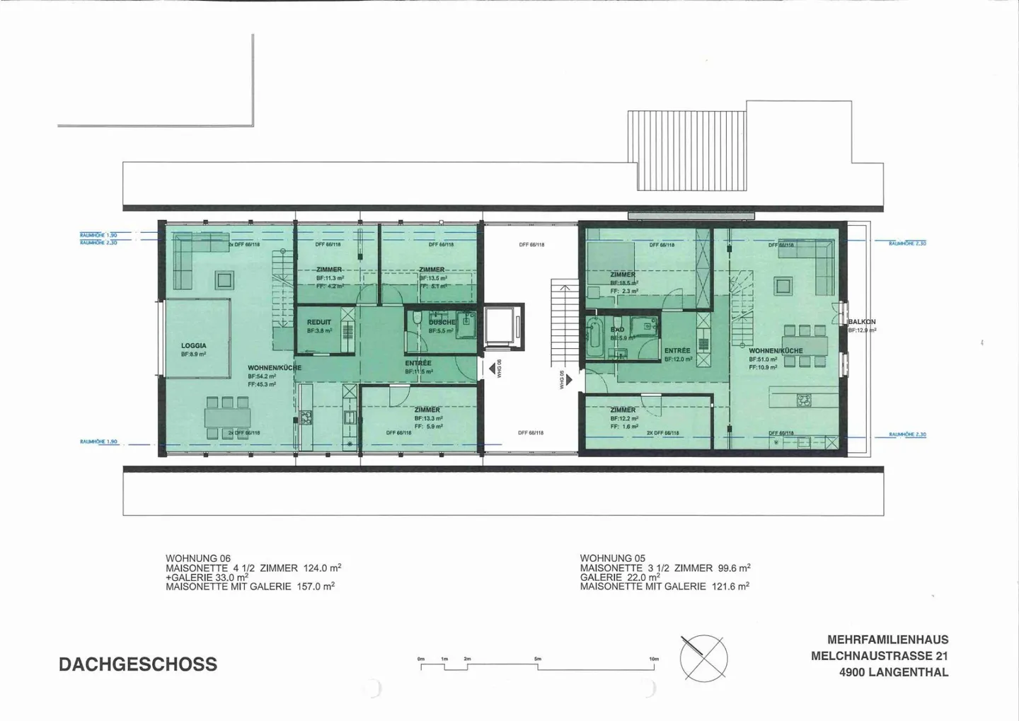Appartamento Maisonette di 4.5 stanze luminoso in centro - Foto 13 di 14