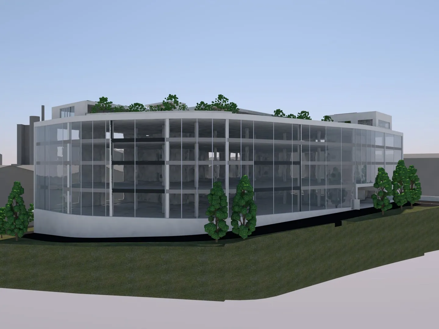 Nuovo edificio commerciale direttamente sull'autostrada con molteplici possibilità di utilizzo - Foto 1 di 10