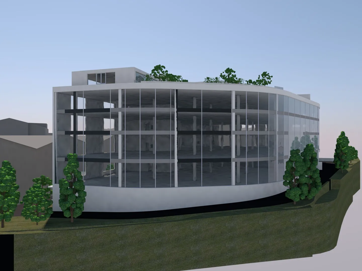 Nuovo edificio commerciale direttamente sull'autostrada con molteplici possibilità di utilizzo - Foto 2 di 10