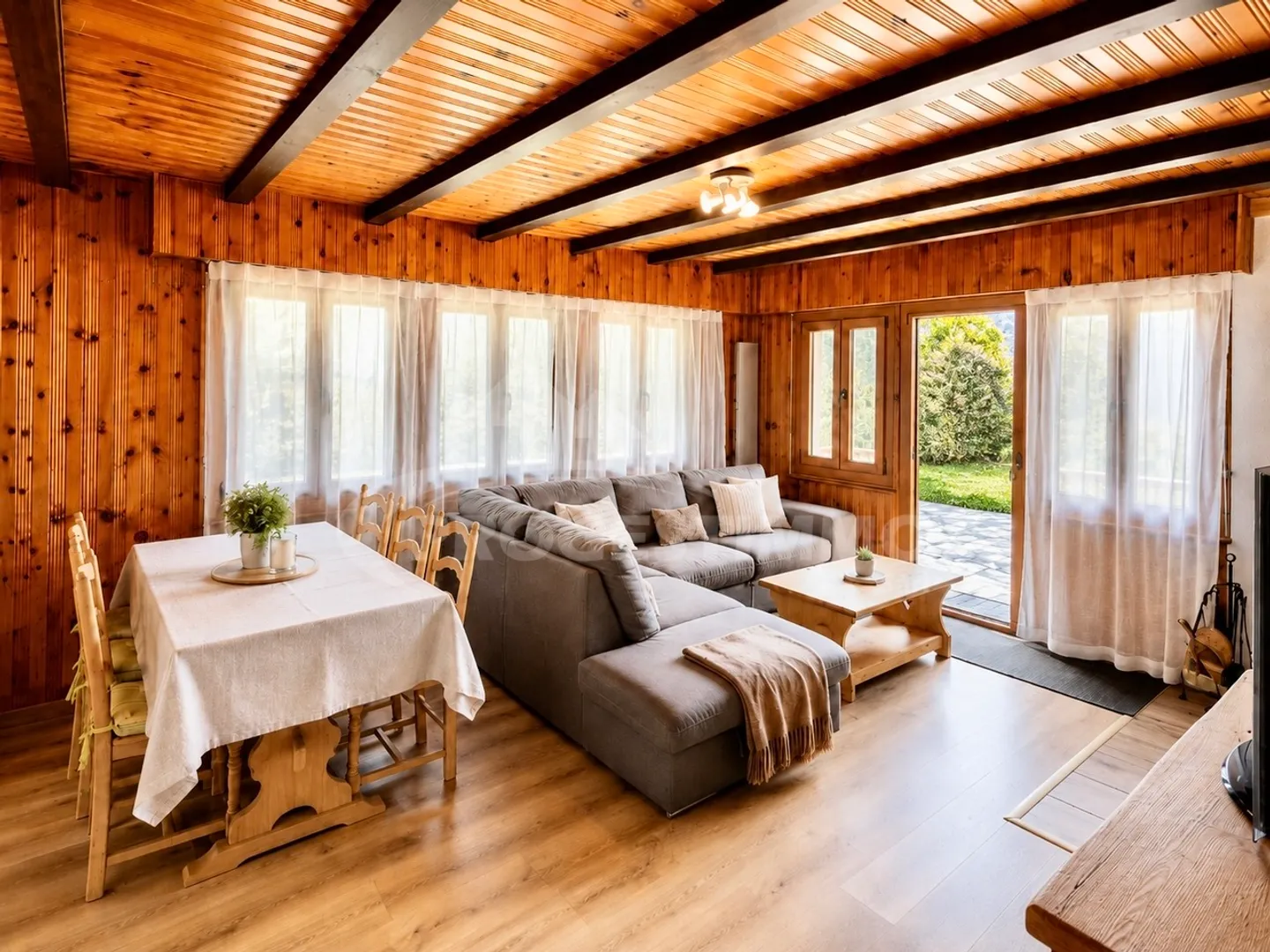 Charmantes Chalet in La Tzoumaz - Foto 2 von 9