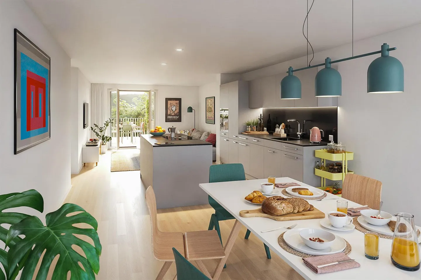 Appartamento attico nella città forestale unica a Pantli - Foto 6 di 8
