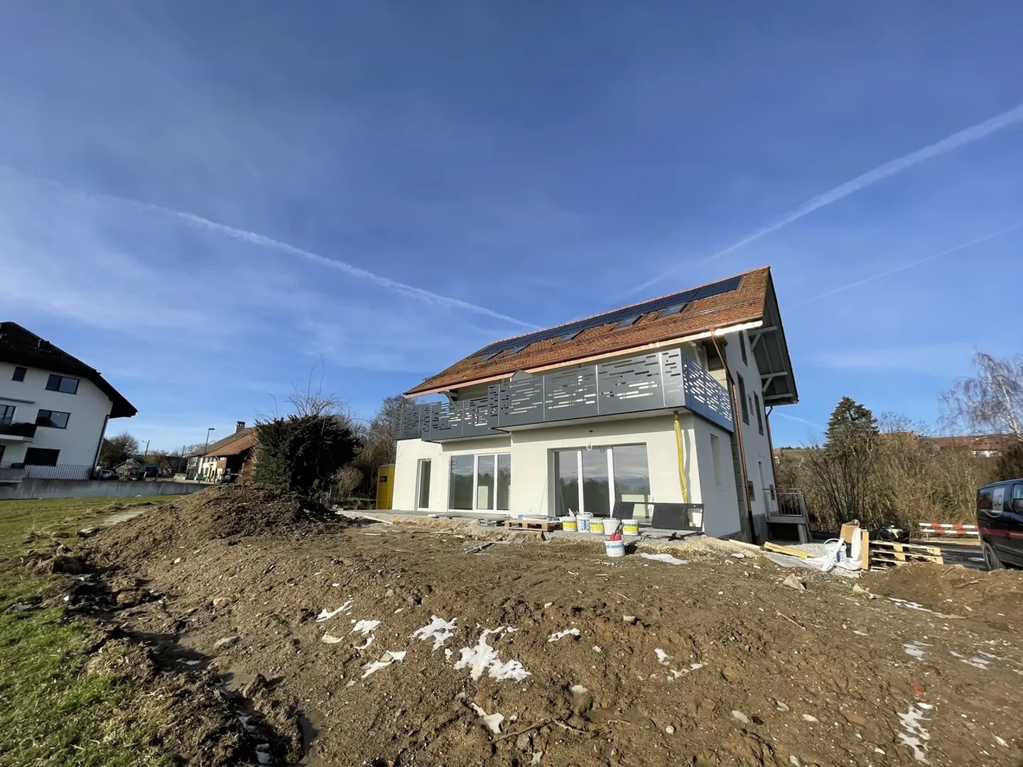 Beau Studio avec grand balcon à Ropraz - Photo 8 sur 8
