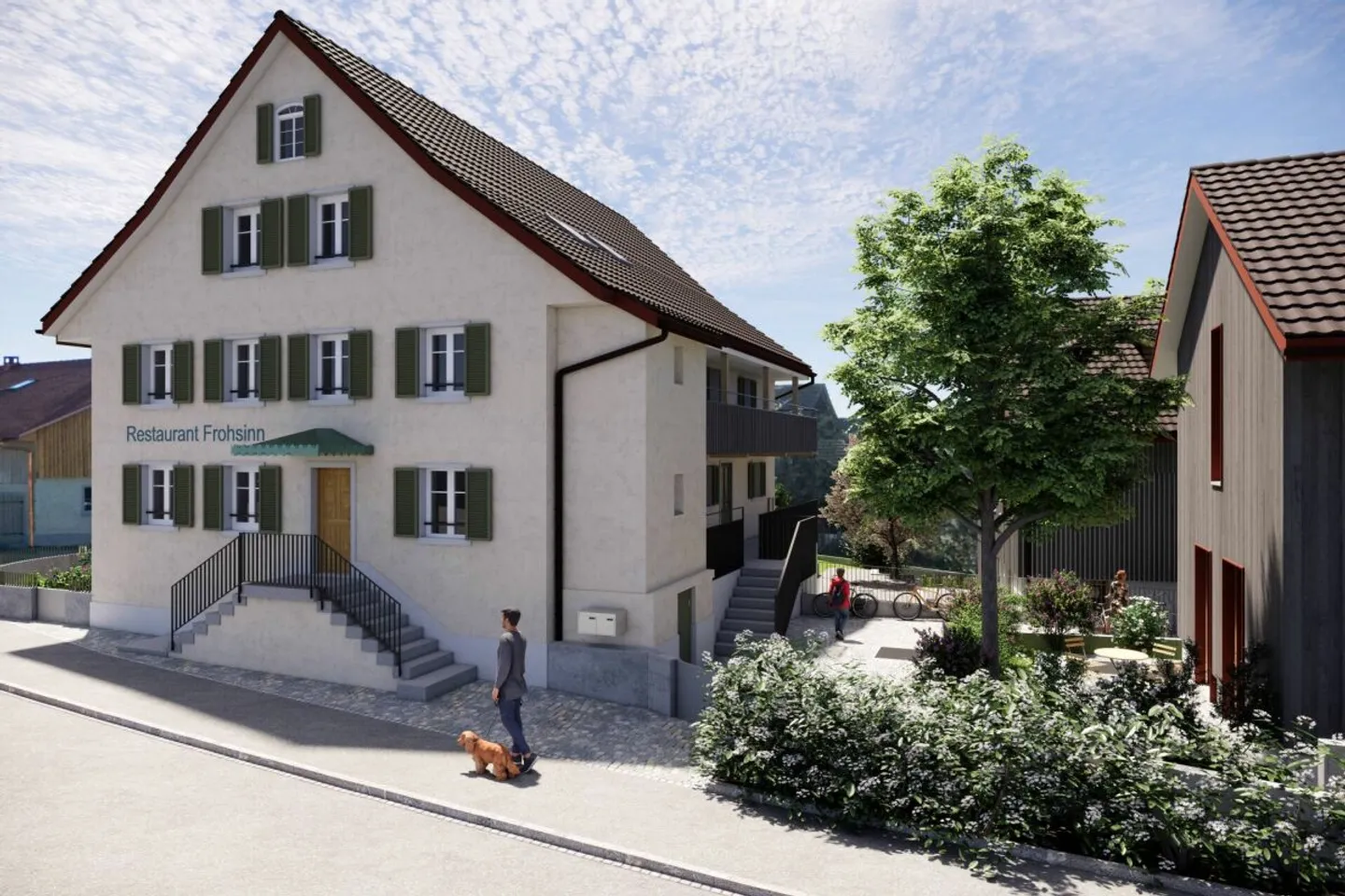 È iniziata la costruzione - Altbau Frohsinn - 4 1/2 stanze parte della casa - Foto 2 di 3