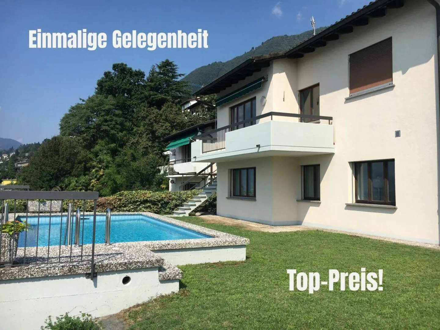 Magnifique maison jumelée de 8,5 pièces avec piscine et vue imprenable - Photo 1 sur 14