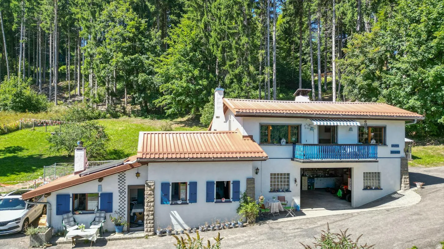 BLONAY - CASA CHE FA BATTERE IL CUORE NEL CUORE DELLA NATURA! - Foto 1 di 13