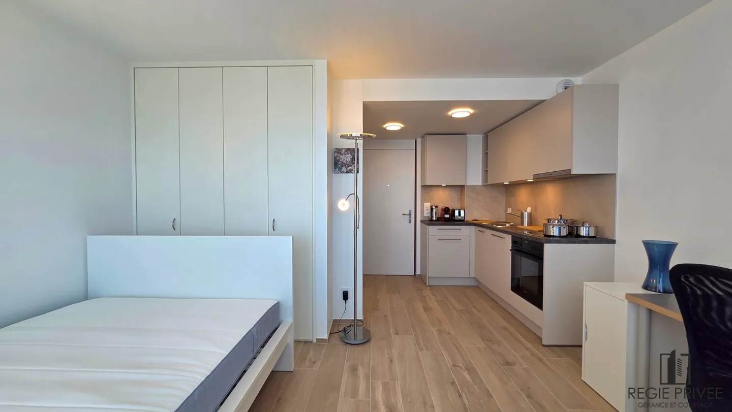 Studio meublé et équipé à Lausanne - Photo 2 sur 10