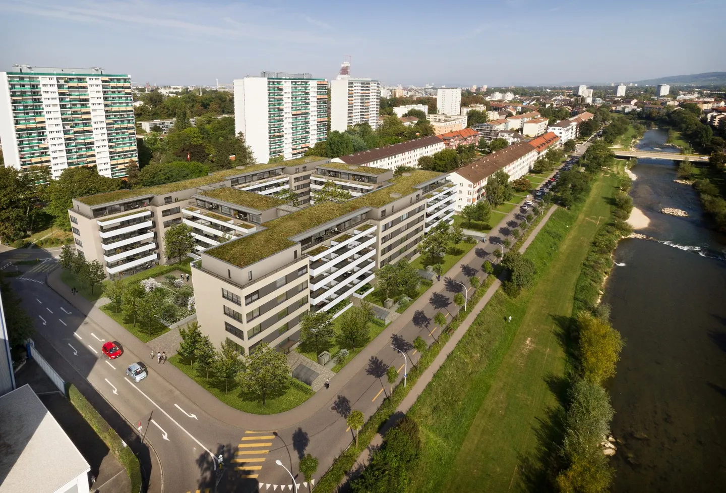 Attraktive Wohnung, nahe der Birs - Foto 1 von 1