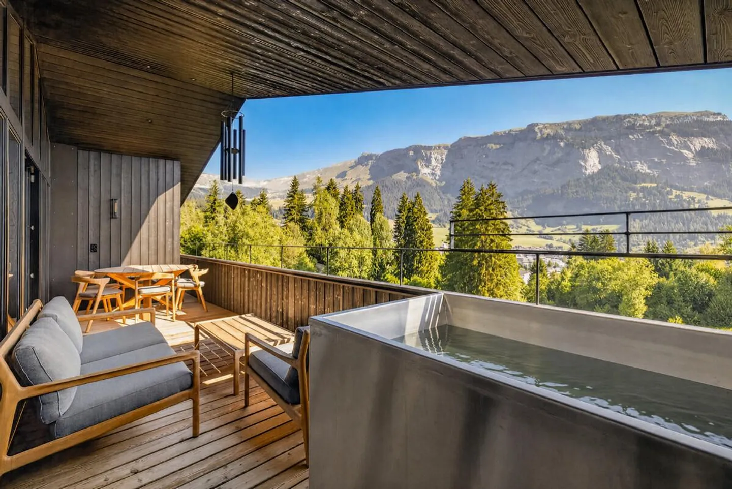 Flims Waldhaus: modernes Wohnen mit Weitsicht und Ski-in - Foto 1 von 5