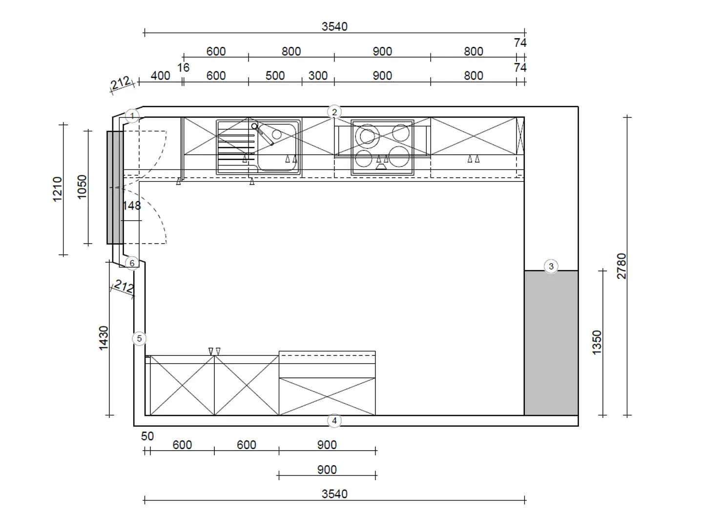 00399 - Luminoso e spazioso - Les Scies 2 - Valangin - Foto 5 di 6