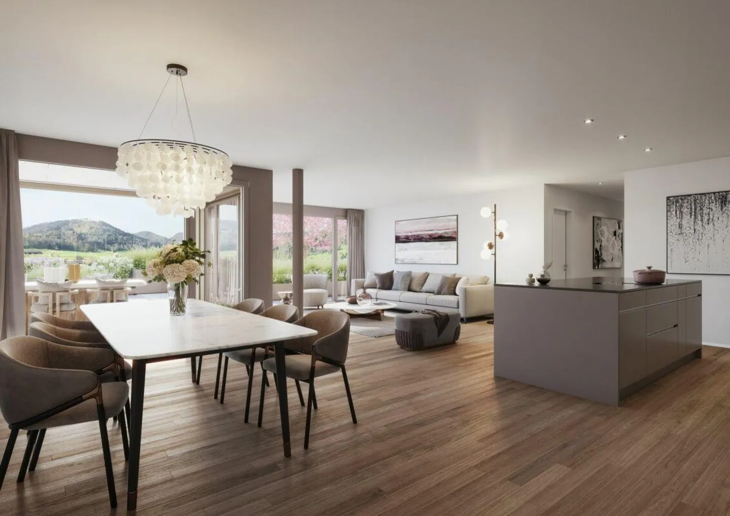 Neubauprojekt "Dorfblick" - Attraktives Wohnen an Hanglage - Foto 2 von 8